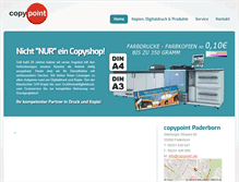 Tablet Screenshot of copypoint.net
